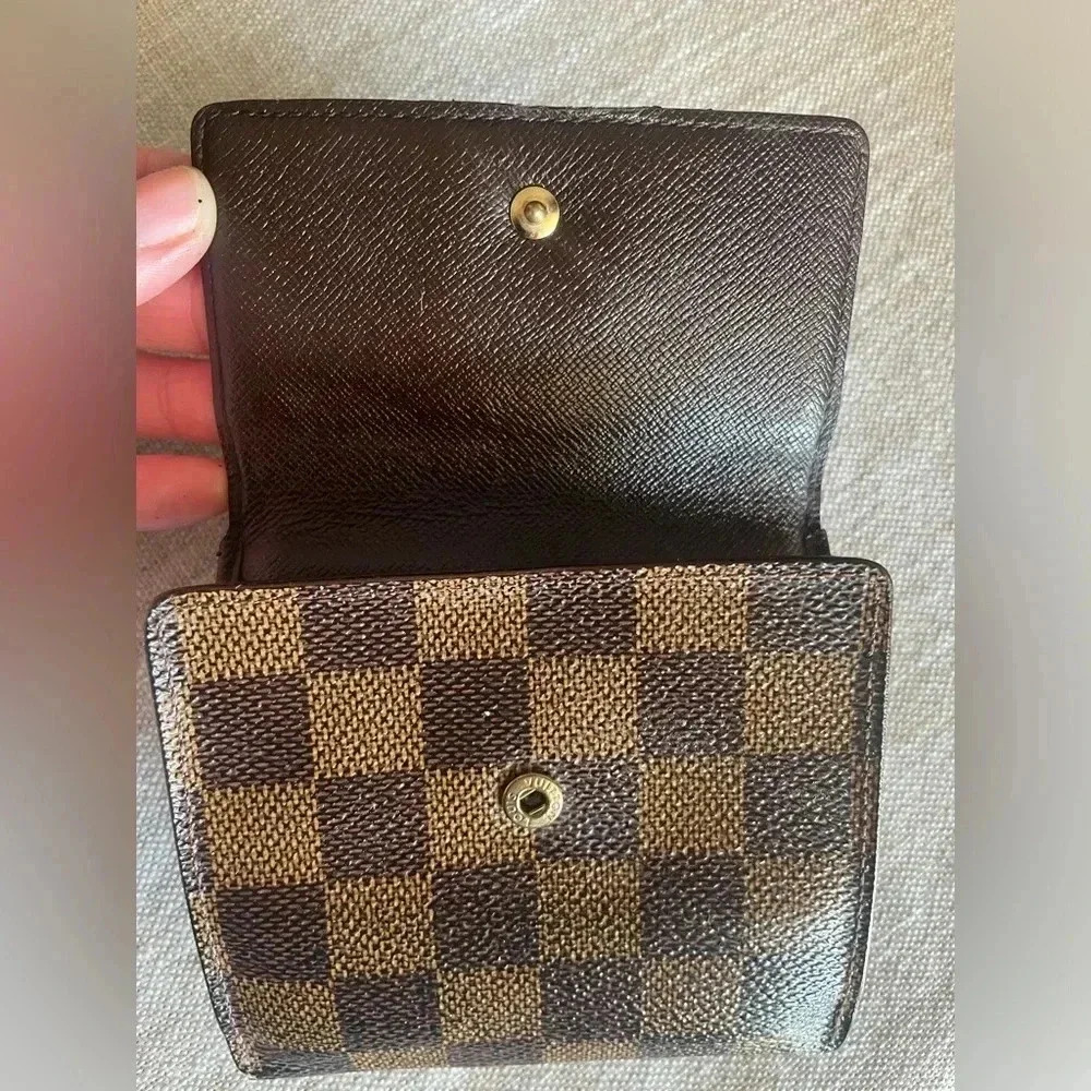 Louis Vuitton damier ebene Elise monogram wallet. - Picture 11 of 14